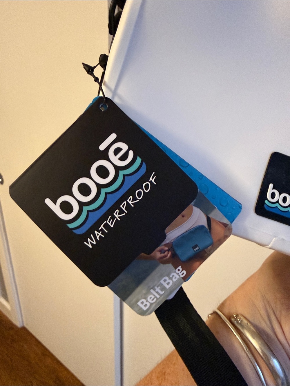 Booe nwt new with tags waterproof White clear belt bag - Picture 3 of 6